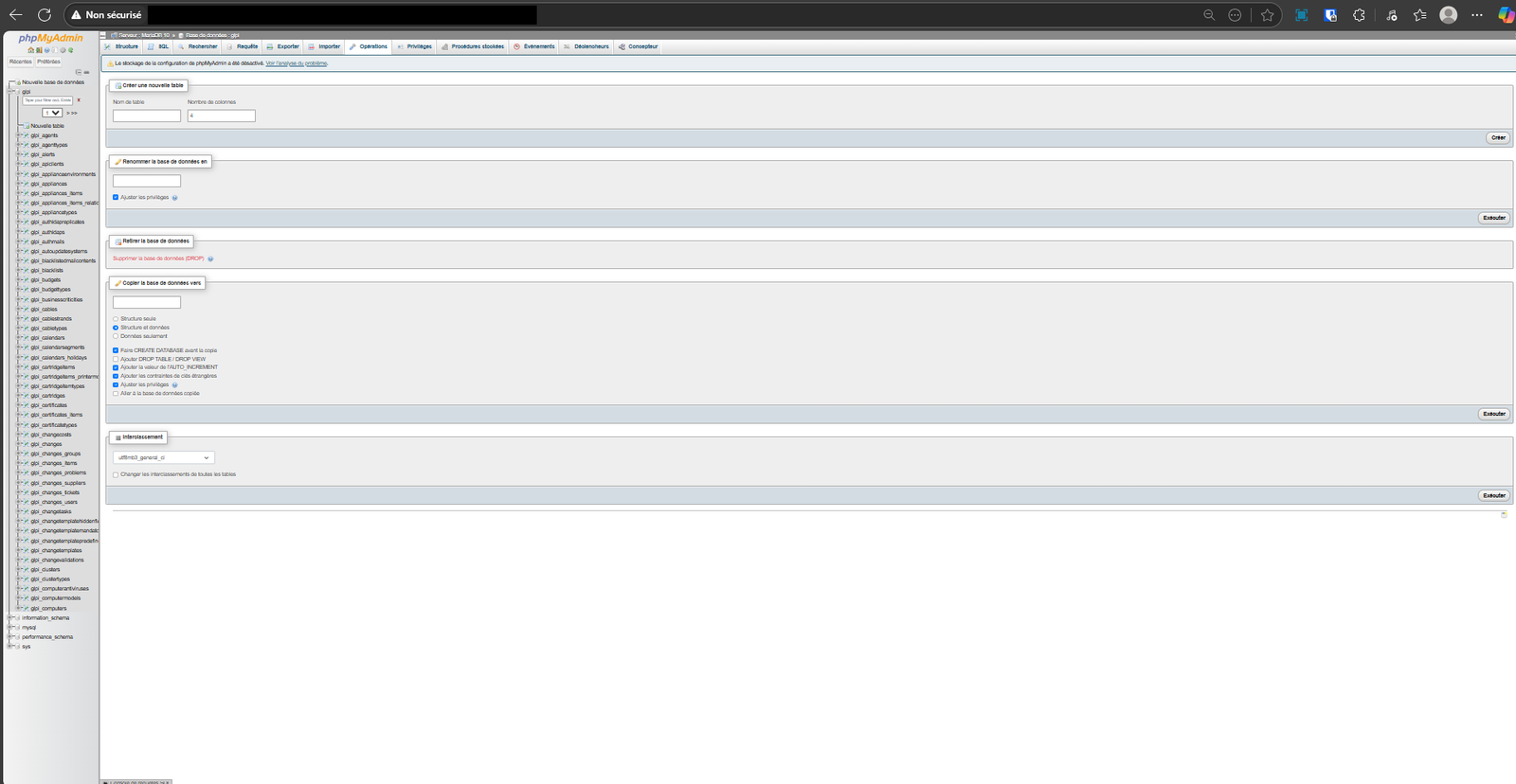 Installation Serveur